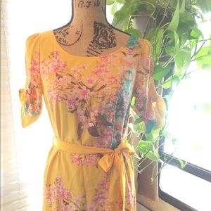 🌸 Sweet Yellow Floral Dress 🌸